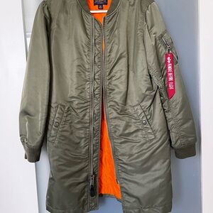 Alpha Industries Green Bomber Jacket
